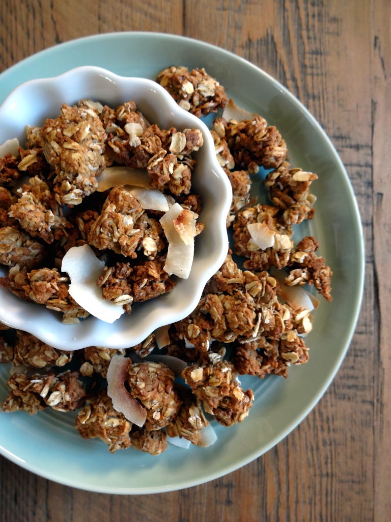 Whole Wheat Cinnamon Cookie Coconut Granola