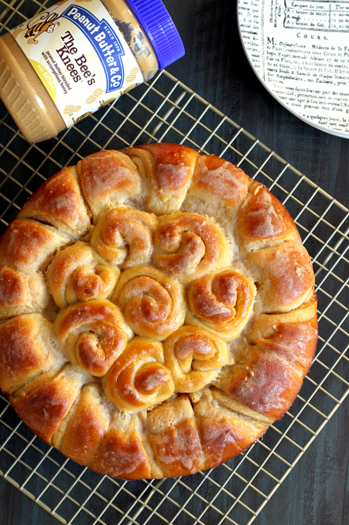 Honey Peanut Butter Rolls_top