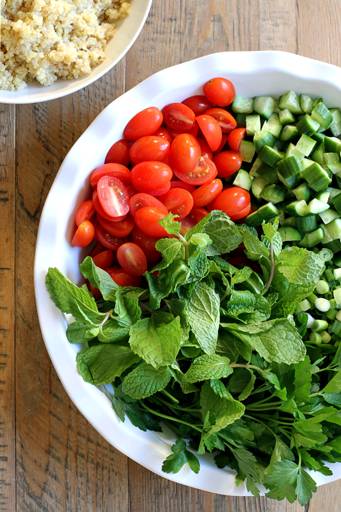 Quinoa Tabbouleh_ingredients