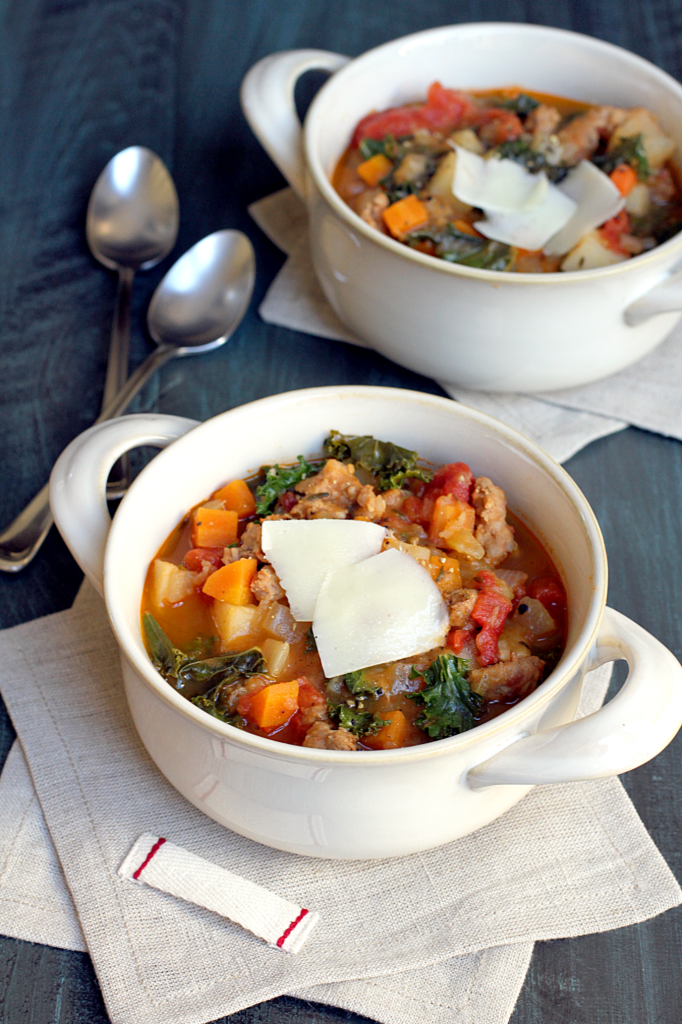 Hearty Tuscan Soup with Sausage and Potatoes