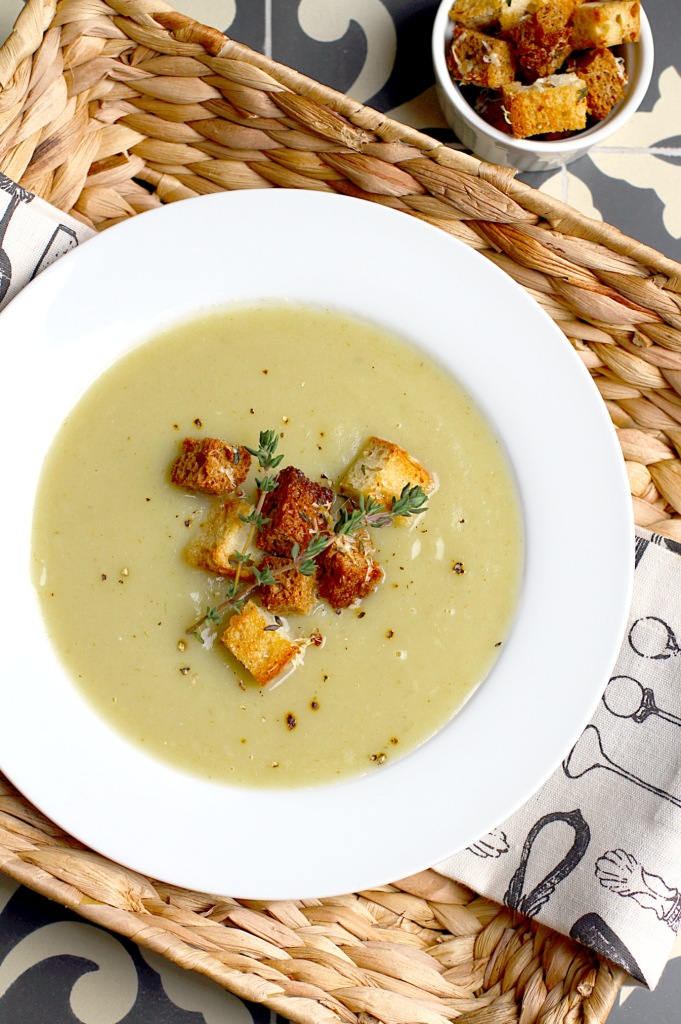 Potato and Green Garlic Soup