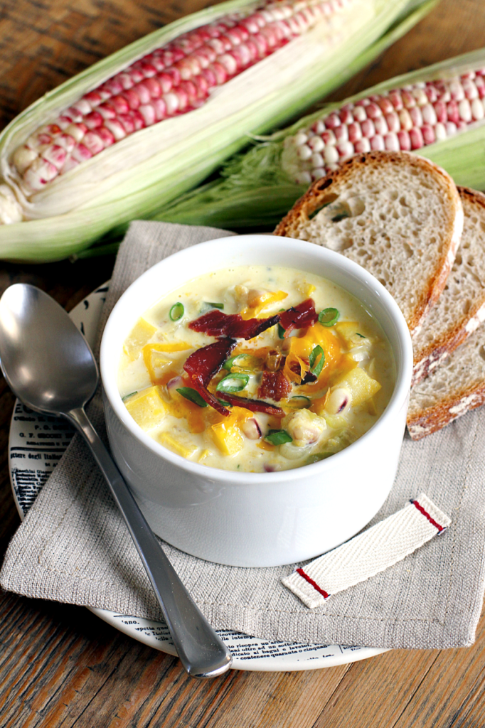 Summer Squash and Corn Chowder