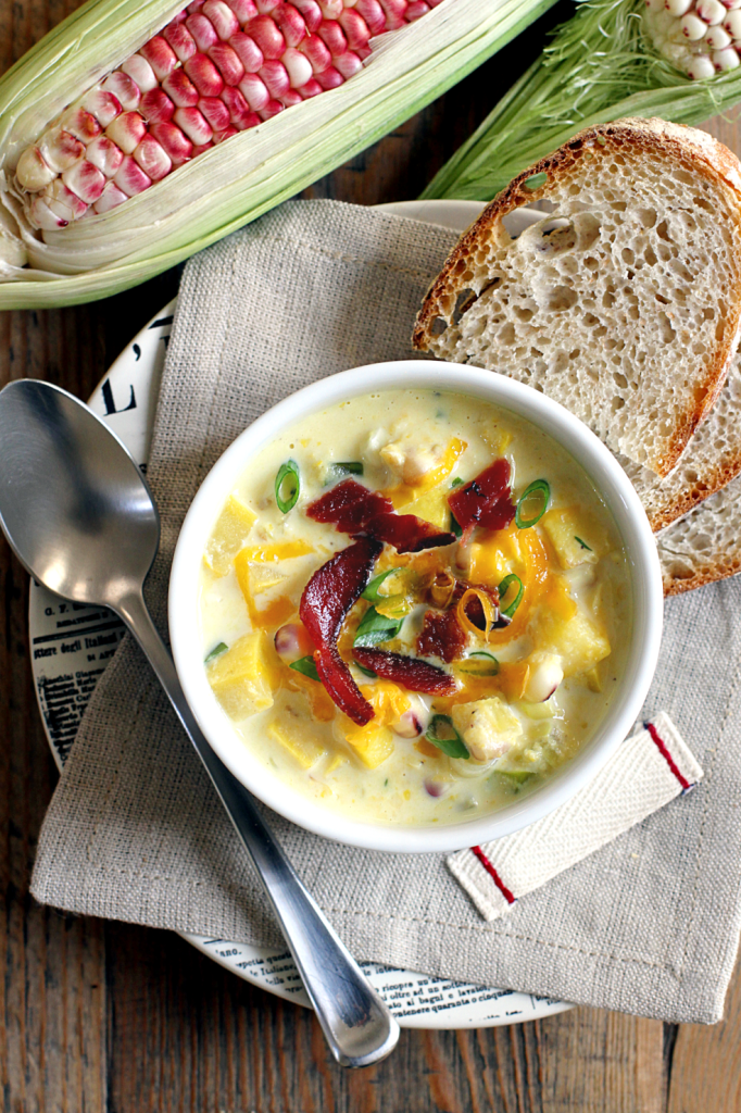 Summer Squash and Corn Chowder_top