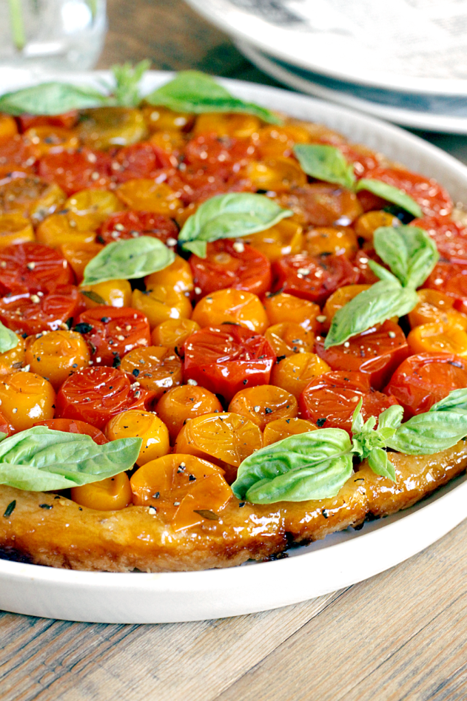 Cherry Tomato Tarte Tatin