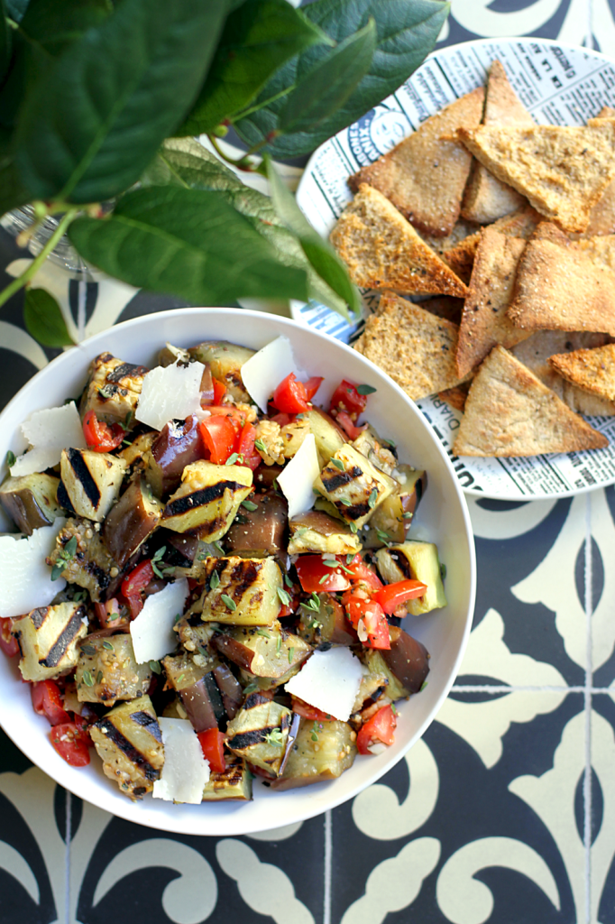 Grilled Eggplant Salad