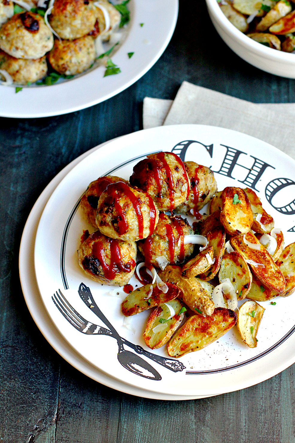 Ricotta and Sun-Dried Tomato Turkey Meatballs_close