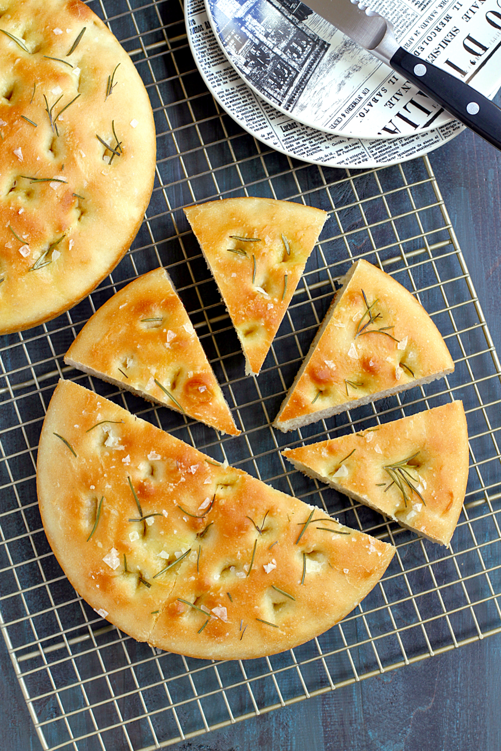 Rosemary Focaccia Rounds - Two of a Kind