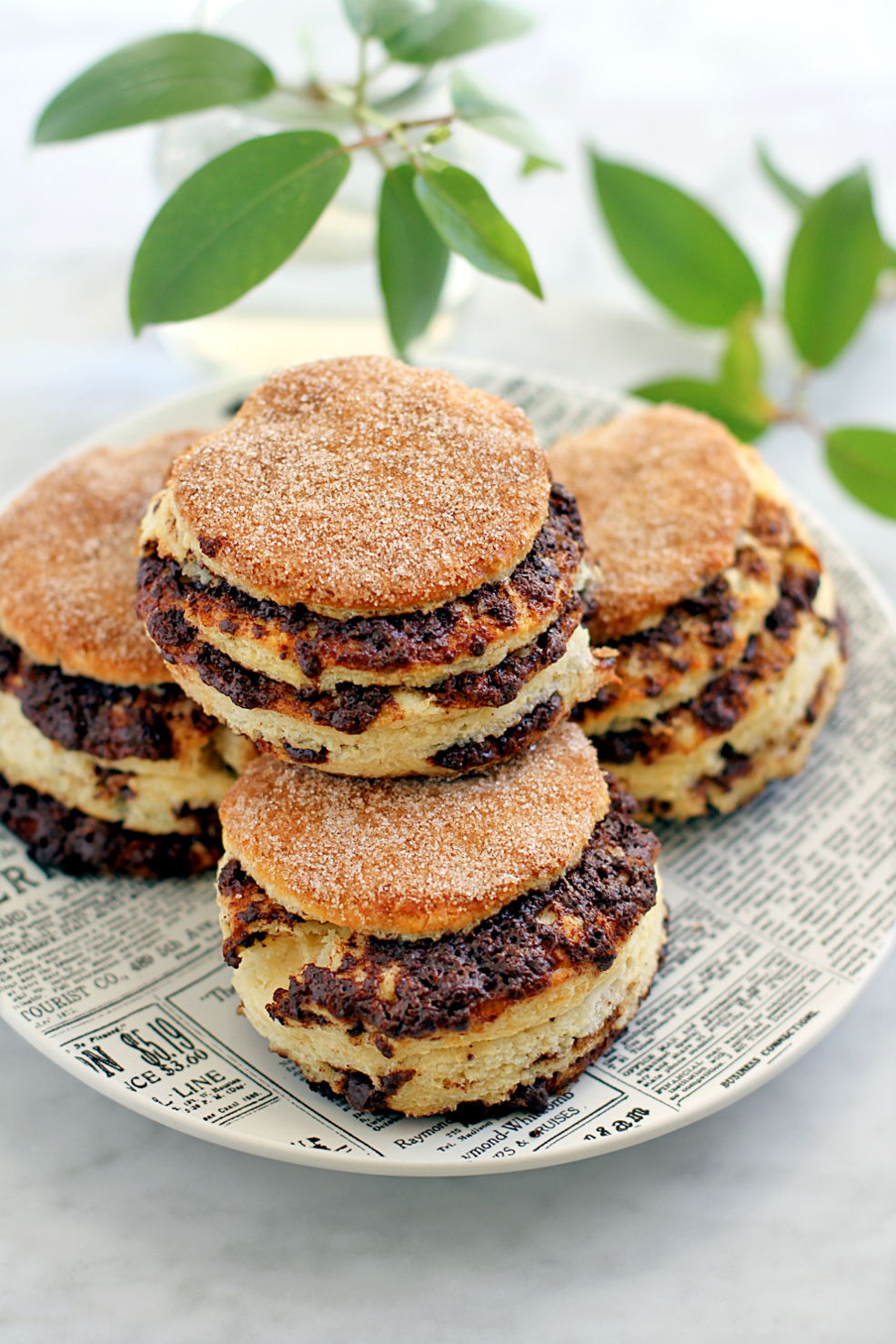 Image of chocolate cinnamon scones.