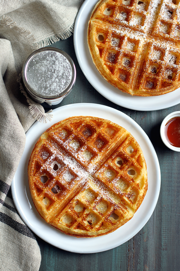 Image of Brown Sugar Kitchen's cornmeal waffles.