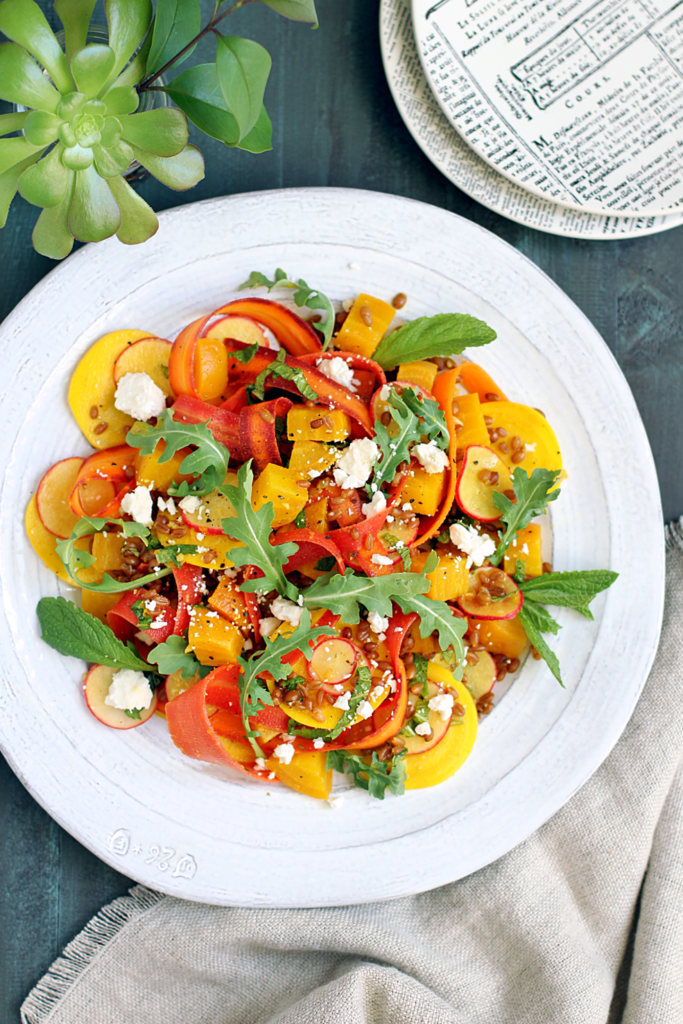 Image of beet and carrot salad.