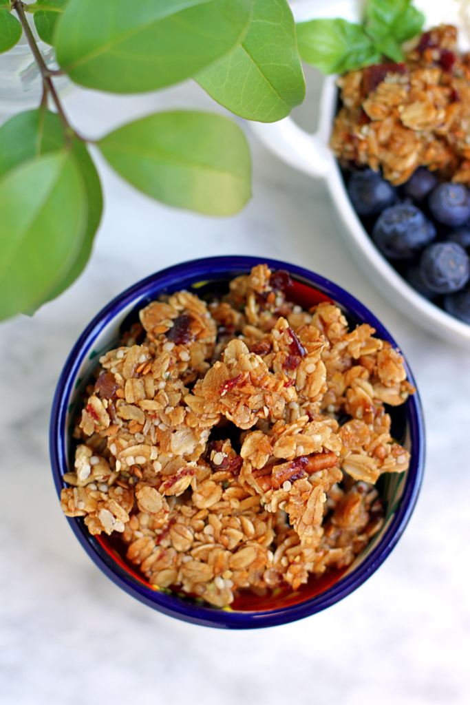 Image of maple date granola.