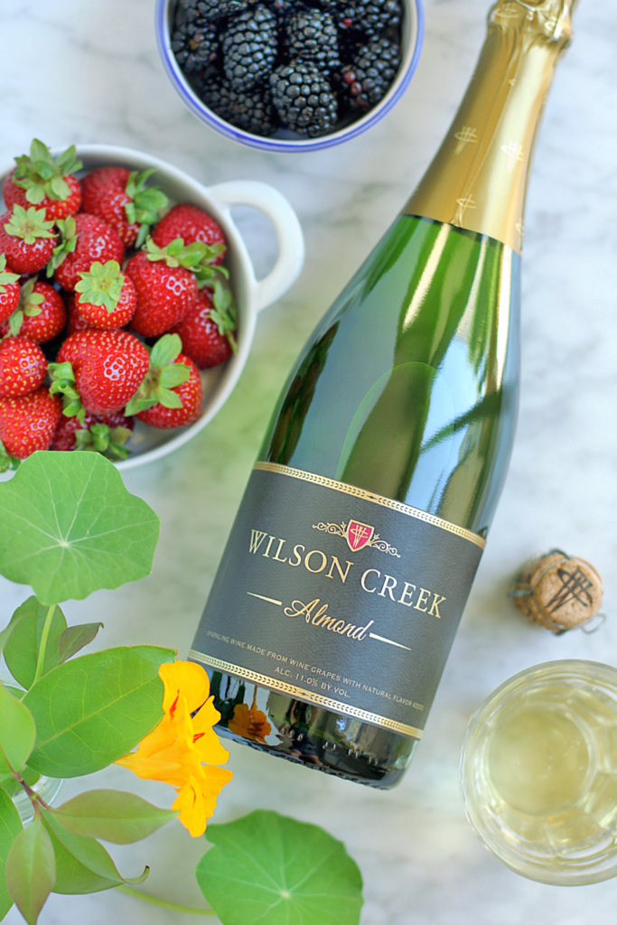 Image of Wilson Creek Almond Sparkling Wine.