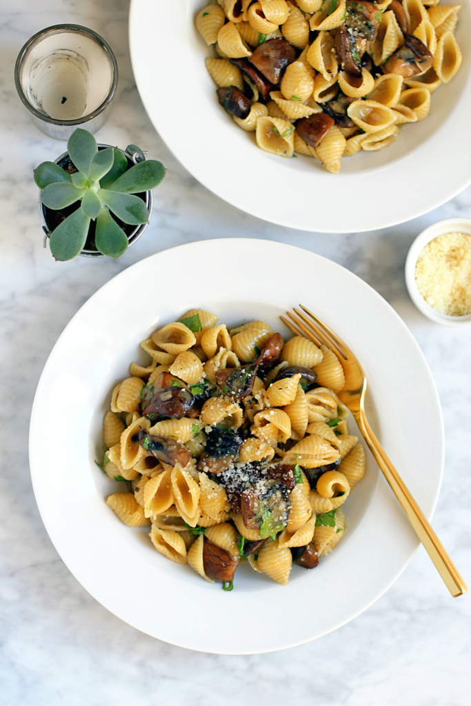 Image of mushroom carbonara.