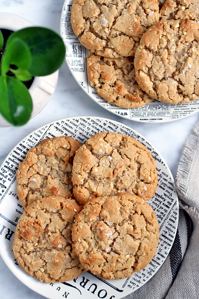Image of honey-roasted peanut butter cookies.