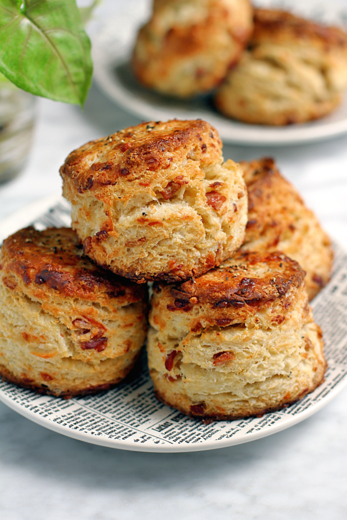Image of bacon and cheddar biscuits.