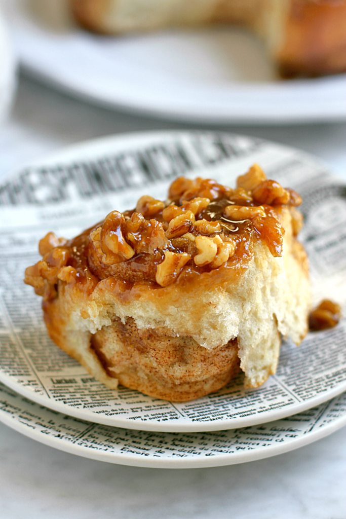 Image of a banana sticky bun.