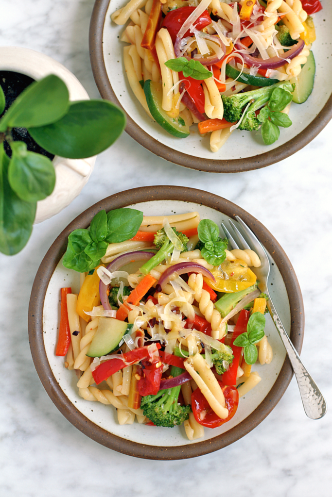 Image of pasta primavera.