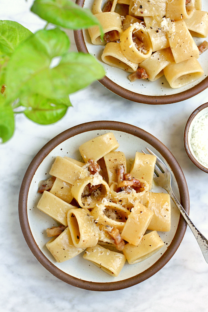 Image of pasta alla Gricia.