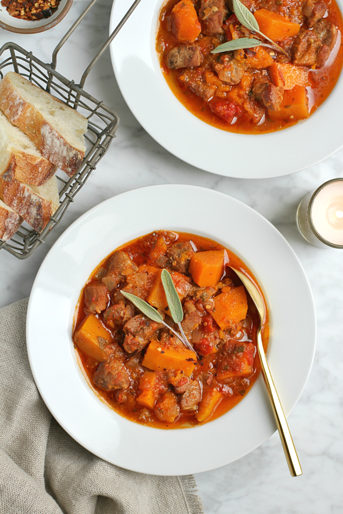Image of pork and squash stew.