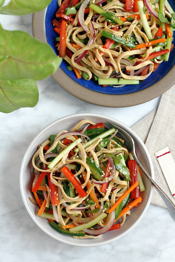 Image of Chinese tofu salad.