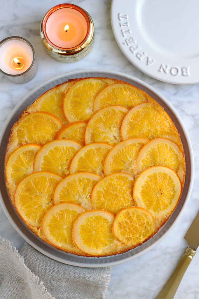 Image of Sicilian whole orange cake.