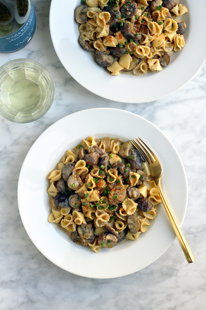 Image of mushroom stroganoff.