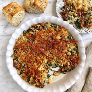 Image of collard green gratin.