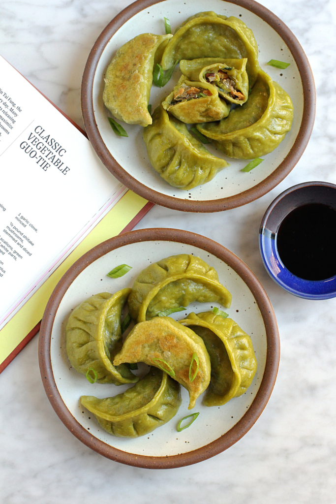 Image of vegetable potstickers.