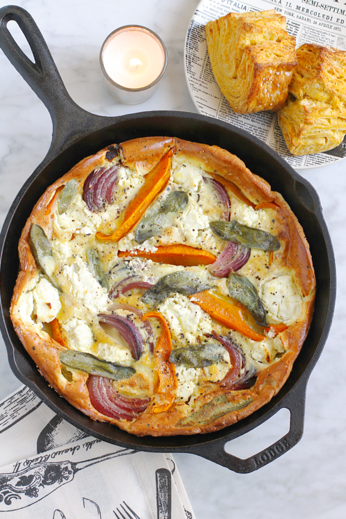 Image of honeynut squash frittata.