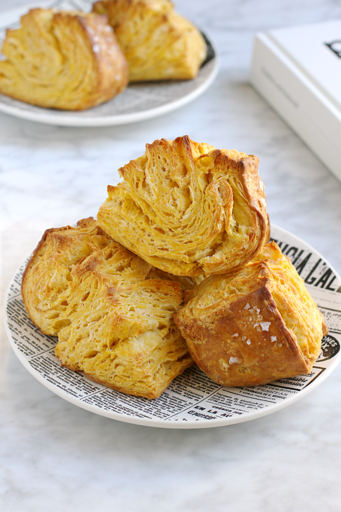 Image of pumpkin and Parmesan cheese biscuits.