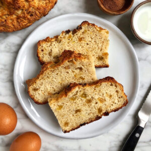 Image of ingredients for Irish soda bread French toast.