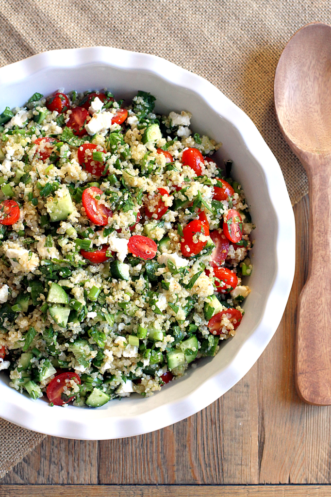 Quinoa Tabbouleh with Feta Cheese - Two of a Kind