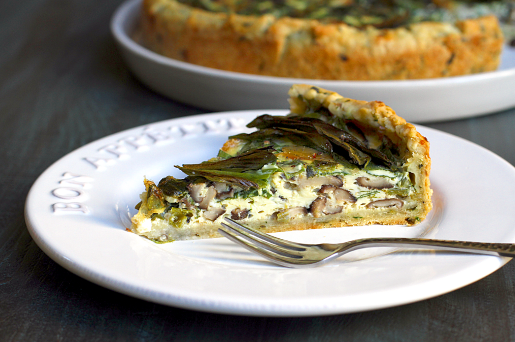 Ramp and Mushroom Quiche - Two of a Kind